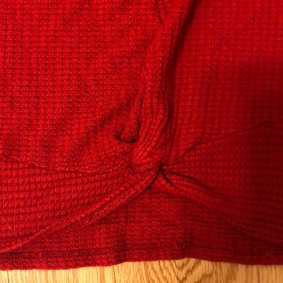 Knit red Topshop top - Picture 3 of 4